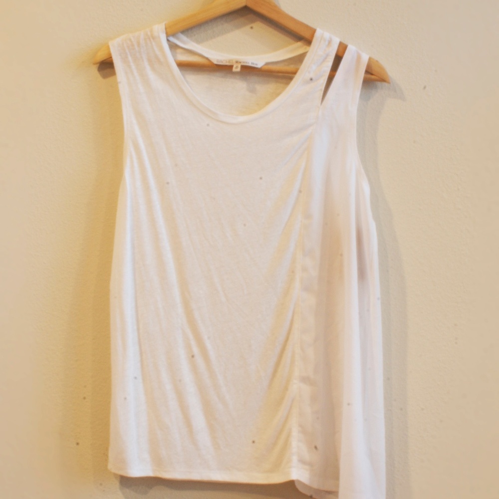 White Dressy Tank Top